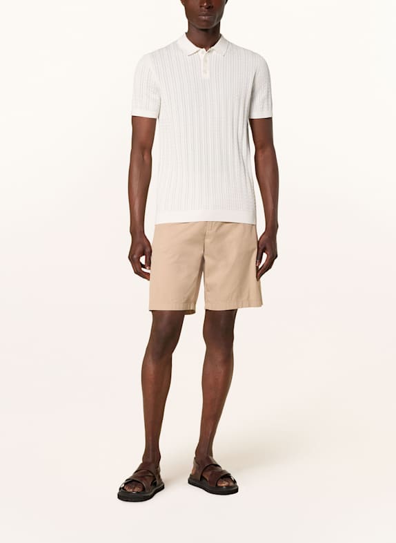 DRYKORN Strikket poloshirt TRITON Regular Fit ECRU