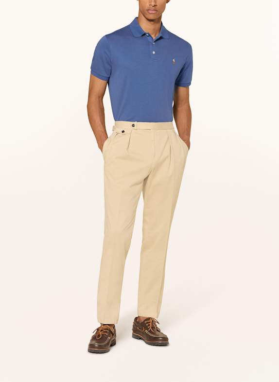 POLO RALPH LAUREN Jersey-Poloshirt Custom Slim Fit BLAU