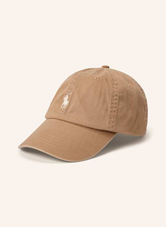 POLO RALPH LAUREN Czapka z daszkiem BRĄZOWY