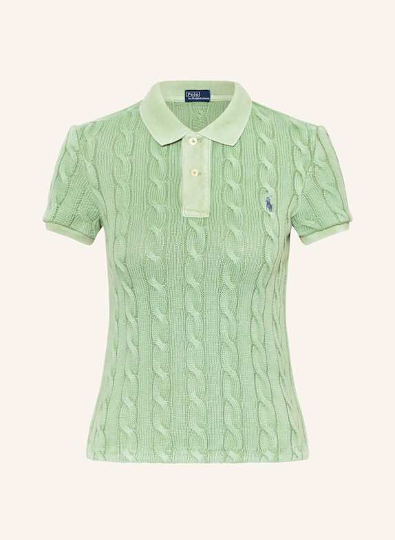 POLO RALPH LAUREN Strick-Poloshirt HELLGRÜN
