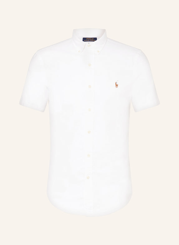 POLO RALPH LAUREN Koszula z krótkim rękawem slim fit BIAŁY