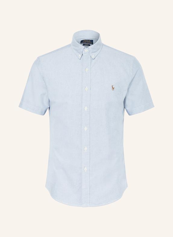 POLO RALPH LAUREN Kurzarm-Hemd Slim Fit HELLBLAU