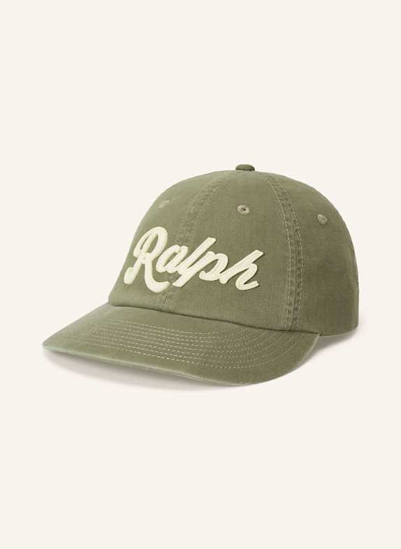 POLO RALPH LAUREN Cap OLIVE/ CREAM