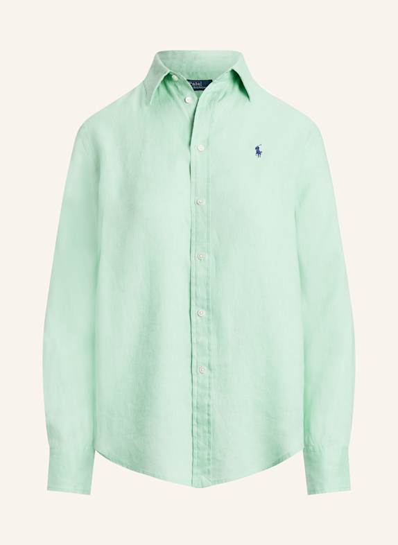 POLO RALPH LAUREN Shirt blouse made of linen MINT