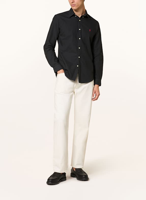 POLO RALPH LAUREN Oxfordhemd Slim Fit SCHWARZ