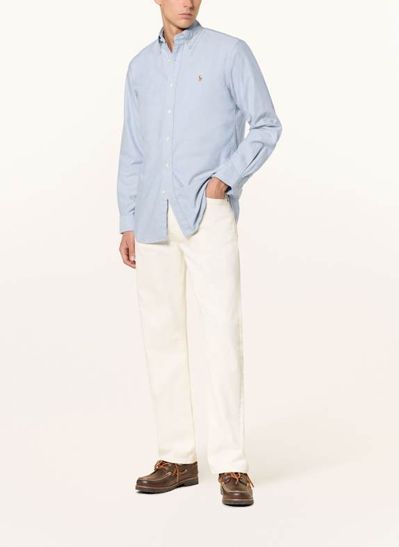 POLO RALPH LAUREN Overhemd Custom Fit LICHTBLAUW