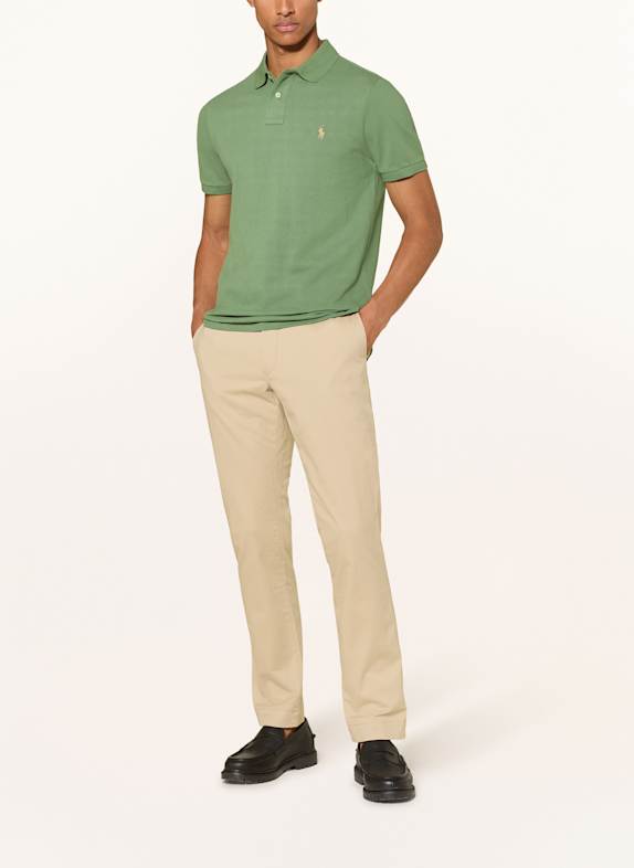 POLO RALPH LAUREN Piqué-Poloshirt Custom Slim Fit GRÜN