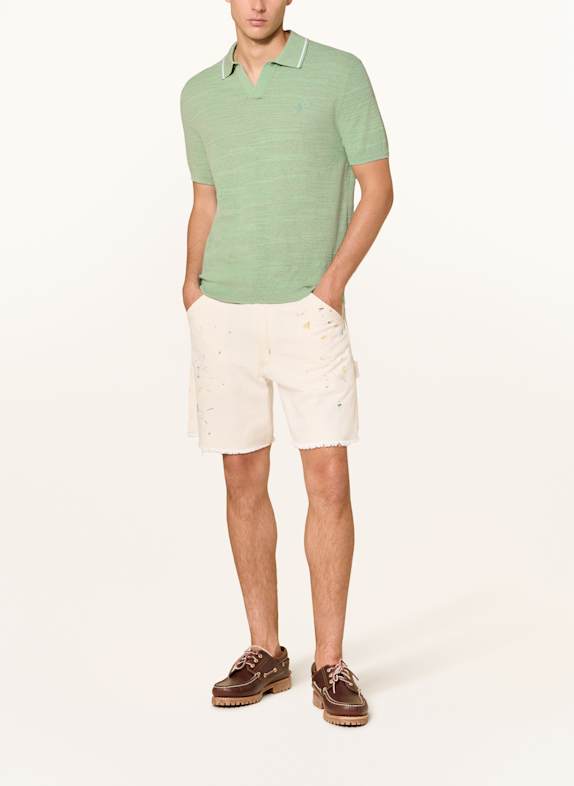 POLO RALPH LAUREN Gebreid poloshirt LICHTGROEN