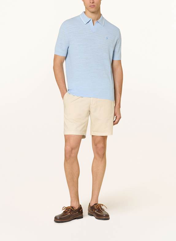 POLO RALPH LAUREN Strick-Poloshirt HELLBLAU