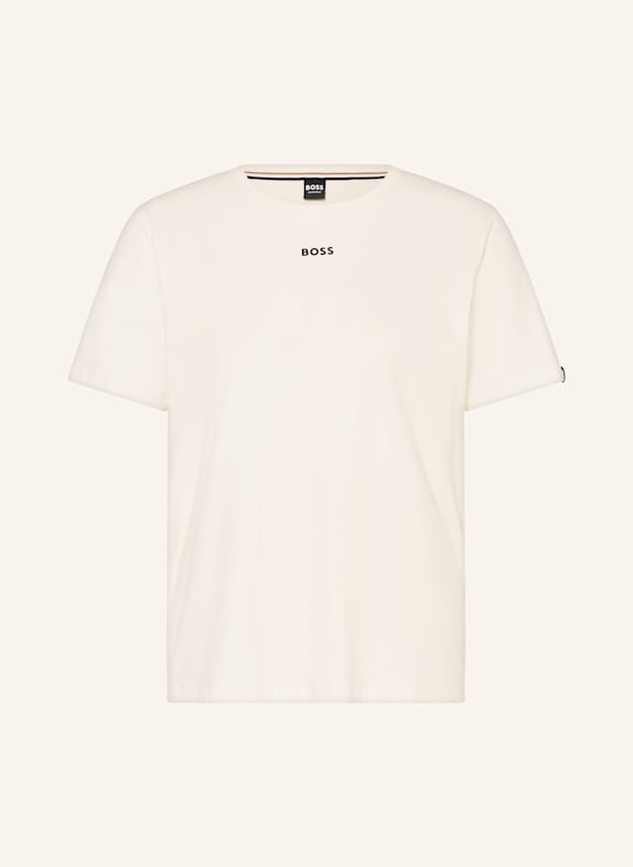 BOSS Schlafshirt CI WEISS