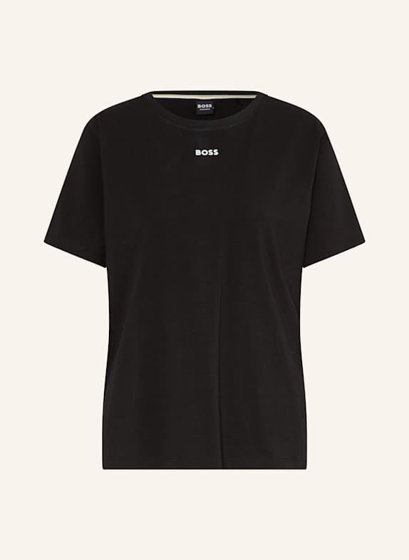 BOSS Schlafshirt CI SCHWARZ