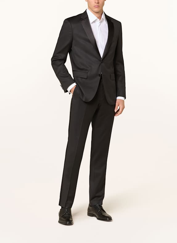 BOSS Smokingbroek GENIUS TUX Slim Fit ZWART