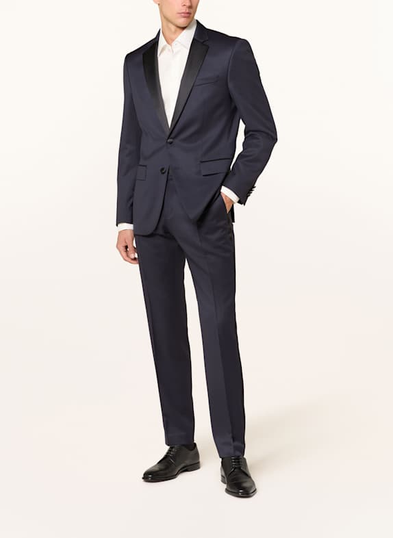 BOSS Smokingbroek GENIUS TUX Slim Fit DONKERBLAUW