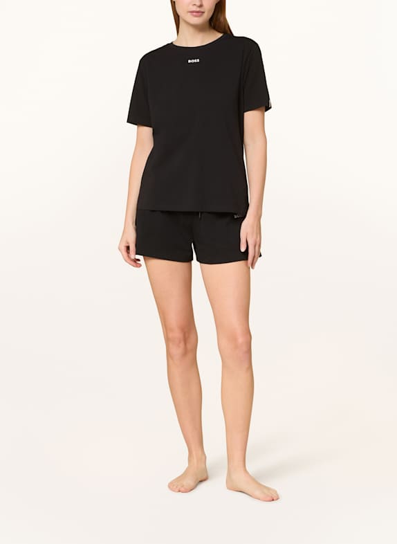BOSS Slaapshort CI ZWART