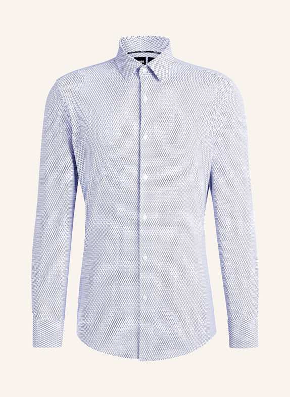 BOSS Koszula HANK slim fit GRANATOWY/ BIAŁY