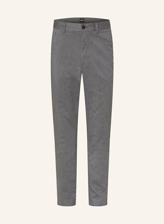 BOSS Chino KAITON Slim Fit DUNKELBLAU/ WEISS