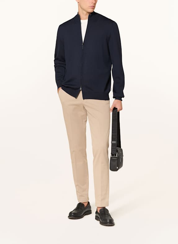 BOSS Gebreid vest BALONSO DONKERBLAUW
