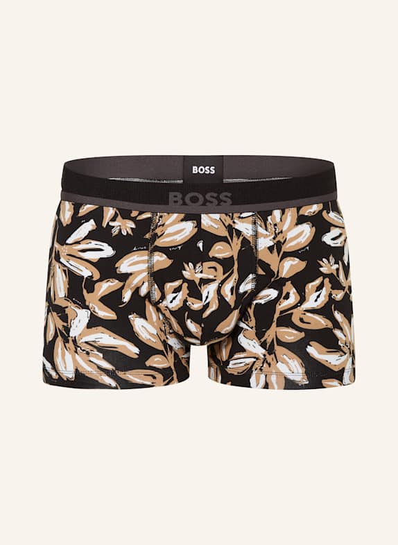 BOSS Boxershorts SCHWARZ/ HELLBRAUN/ WEISS