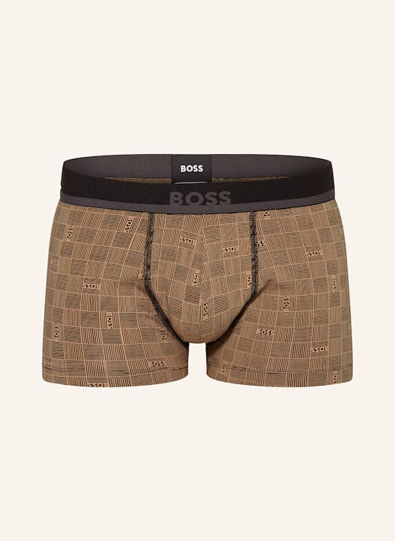 BOSS Boxershorts SCHWARZ/ HELLBRAUN