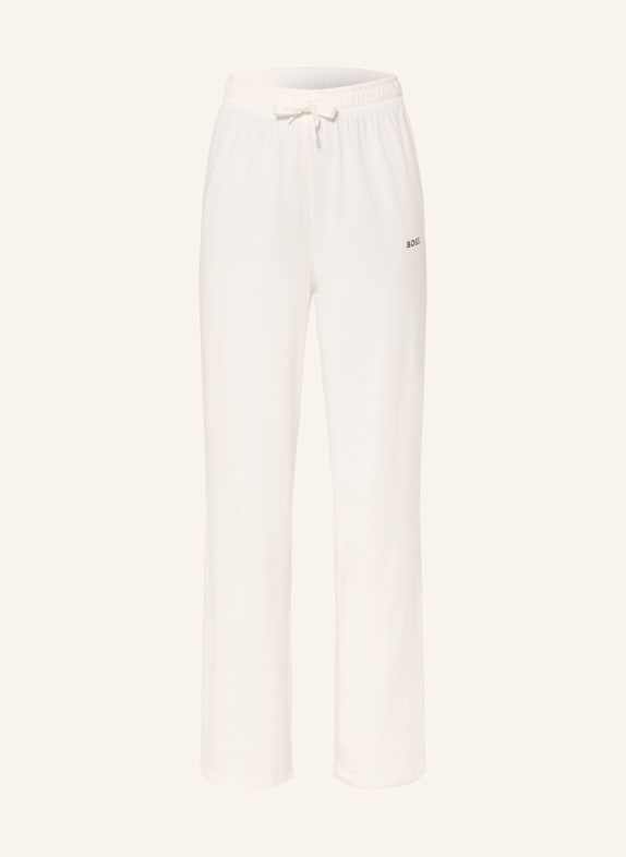 BOSS Schlafhose CI WEISS