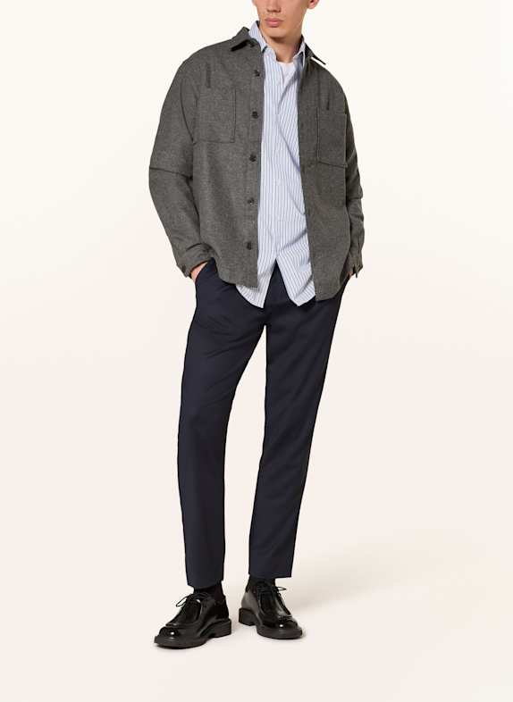 PAUL Flanell-overshirt GRÅ