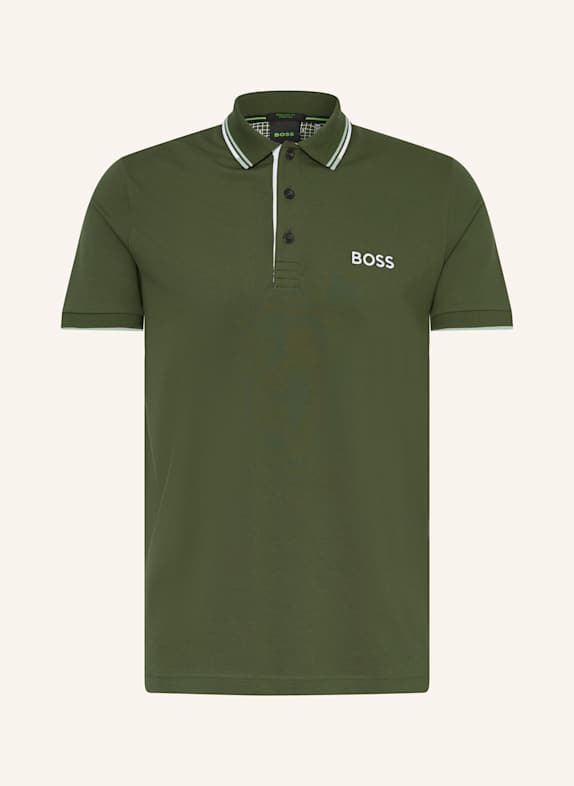 BOSS Functional polo short PADDY PRO DARK GREEN