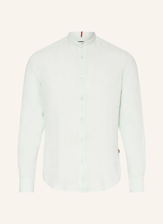 BOSS Leinenhemd RACE Regular Fit MINT