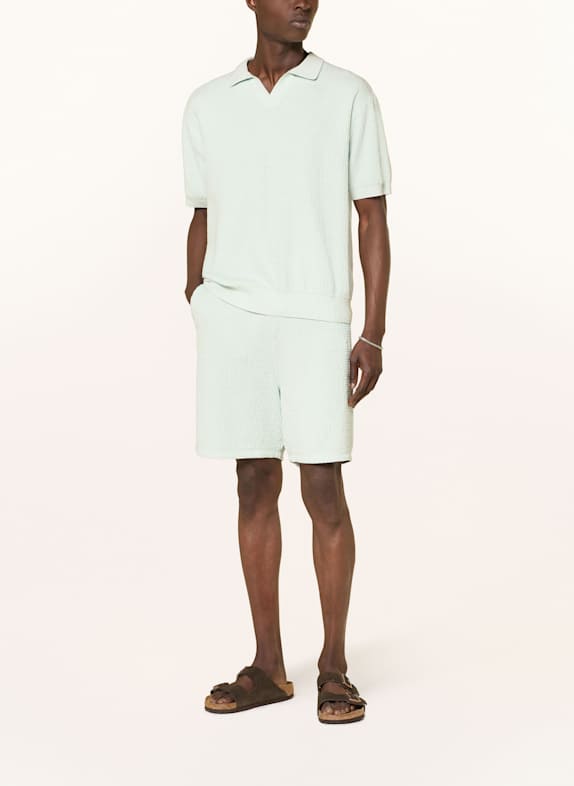 BOSS Strick-Poloshirt KEFLO MINT
