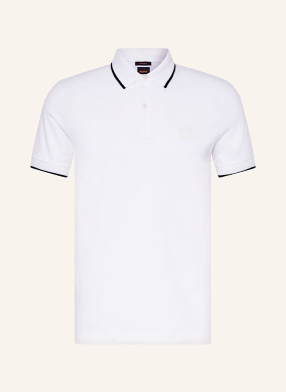 BOSS Piqué-Poloshirt PASSERTIP WEISS