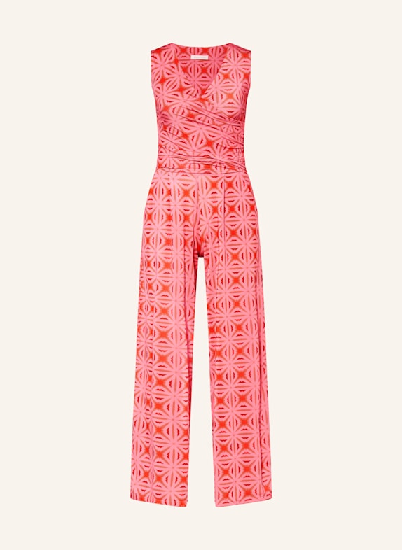 marivie Jersey-Jumpsuit SUMMERTIME ROSA/ DUNKELROT/ ORANGE