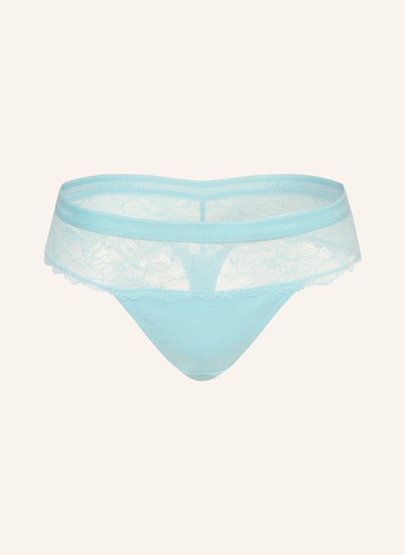 Calvin Klein String MODERN LACE HELLBLAU