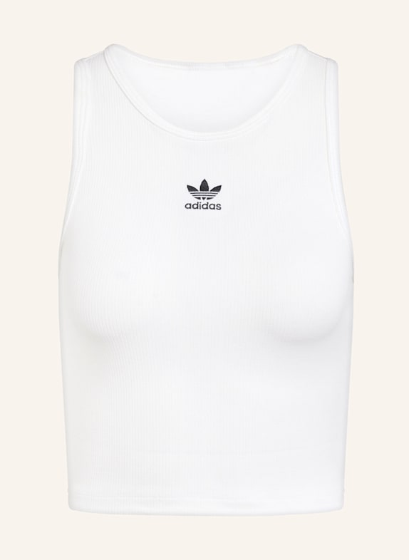 adidas Originals Cropped-Top ESSENTIALS RIB WEISS