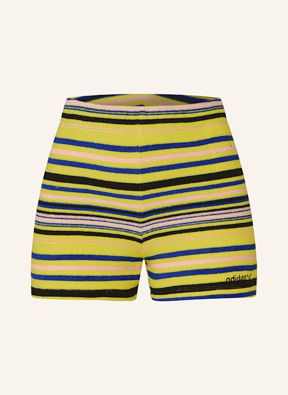 adidas Originals Frotteeshorts STRIPED GELB/ SCHWARZ/ BLAU