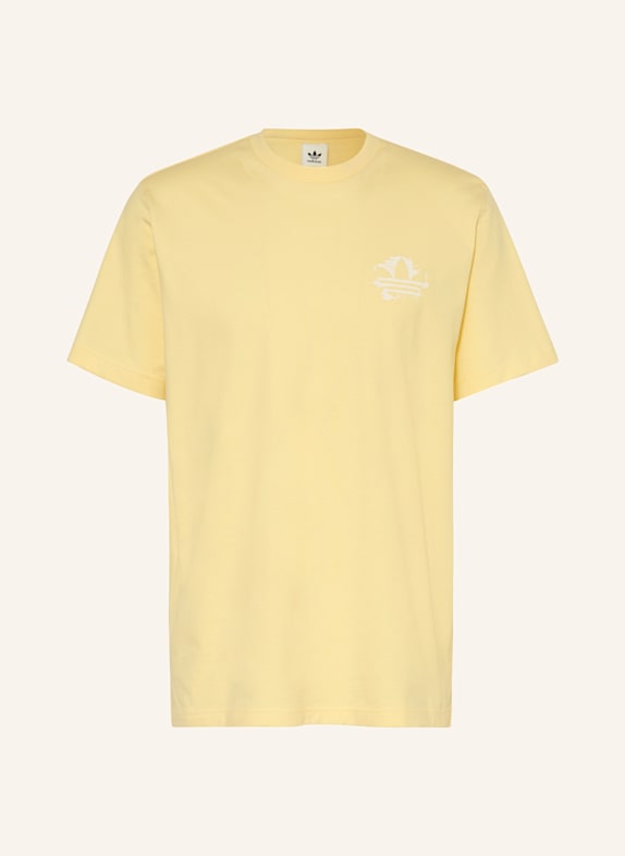 adidas Originals T-shirt RESORT GRAPHIC ŻÓŁTY