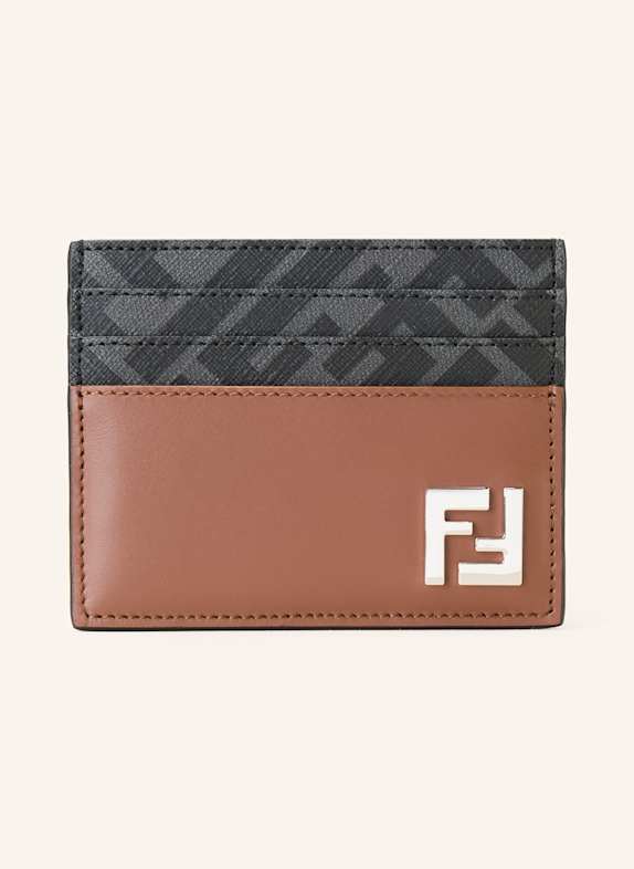 FENDI Kartenetui BRAUN/ DUNKELBRAUN