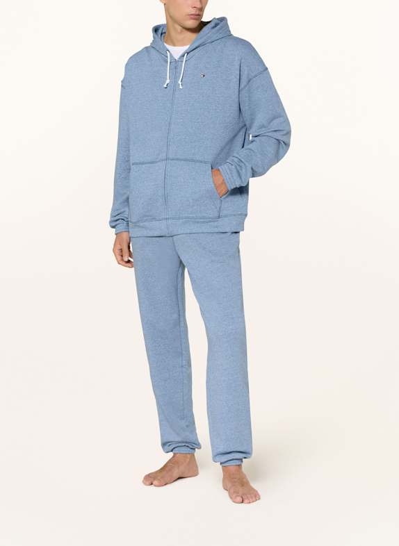 TOMMY HILFIGER Lounge-joggingbyxor BLÅGRÅ