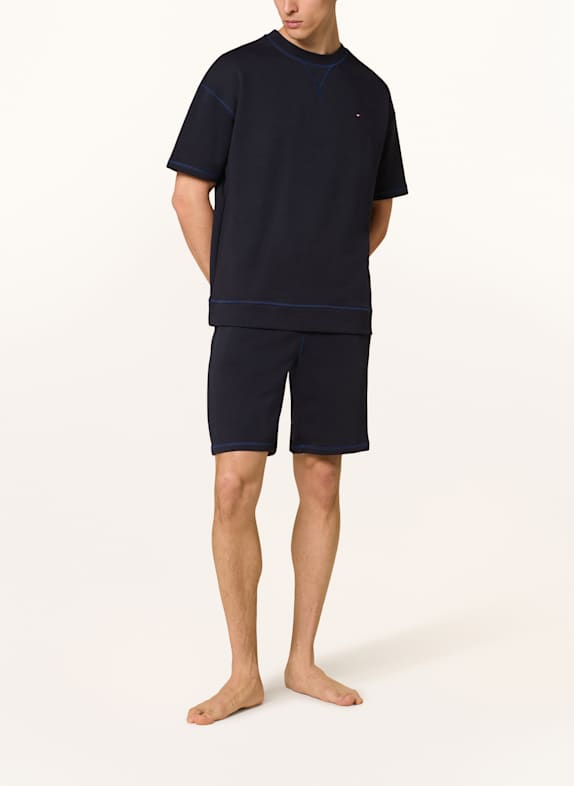 TOMMY HILFIGER Loungeshirt MÖRKBLÅ