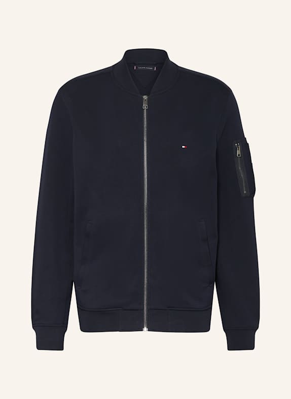 TOMMY HILFIGER Mikinová bunda TMAVĚ MODRÁ