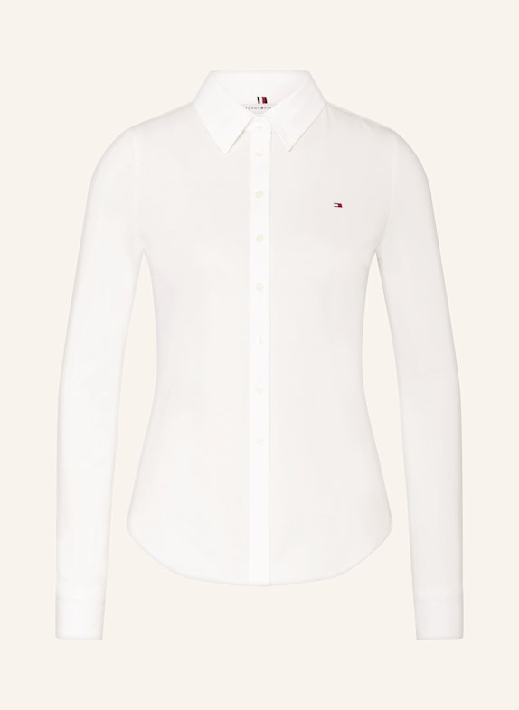 TOMMY HILFIGER Hemdbluse aus Piqué ECRU