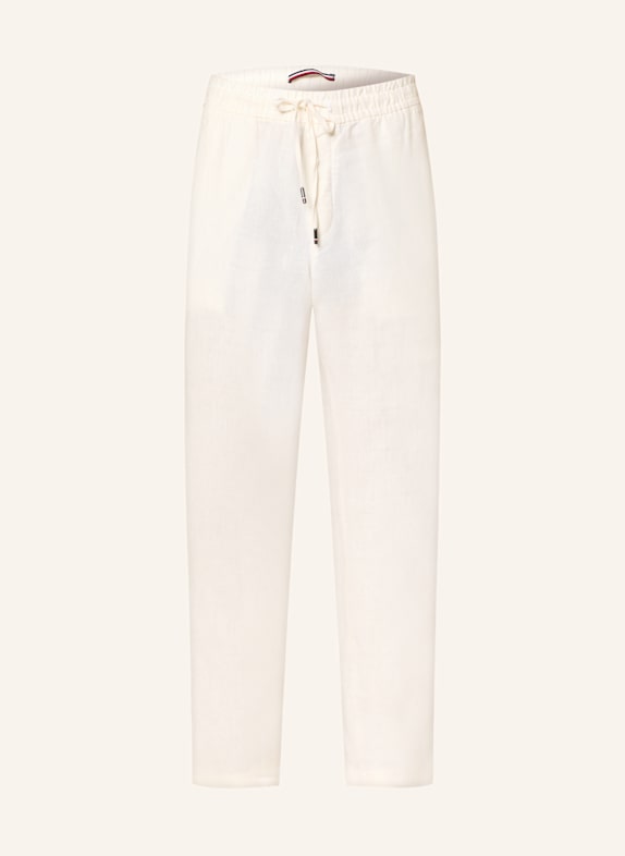 TOMMY HILFIGER Leinenhose im Jogging-Stil Extra Slim Fit ECRU