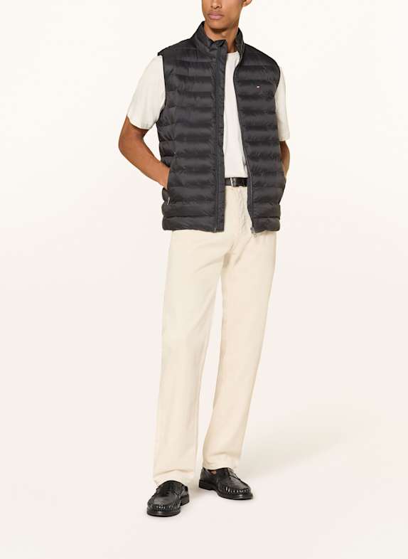 TOMMY HILFIGER Steppvest ZWART