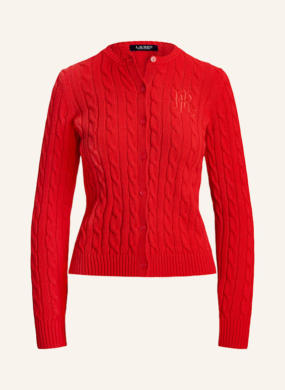 LAUREN RALPH LAUREN Strickjacke ROT