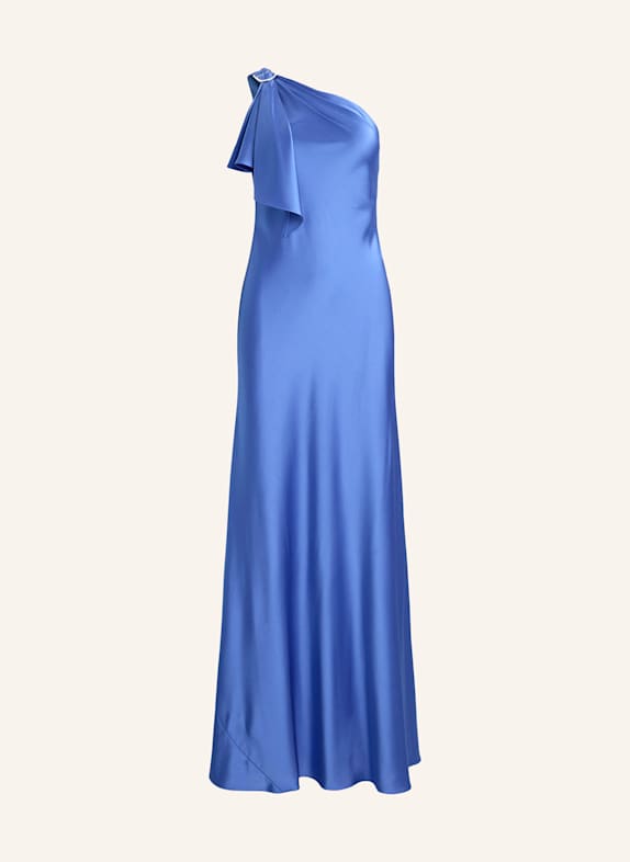 LAUREN RALPH LAUREN One-Shoulder-Kleid ELZIRA aus Satin BLAU