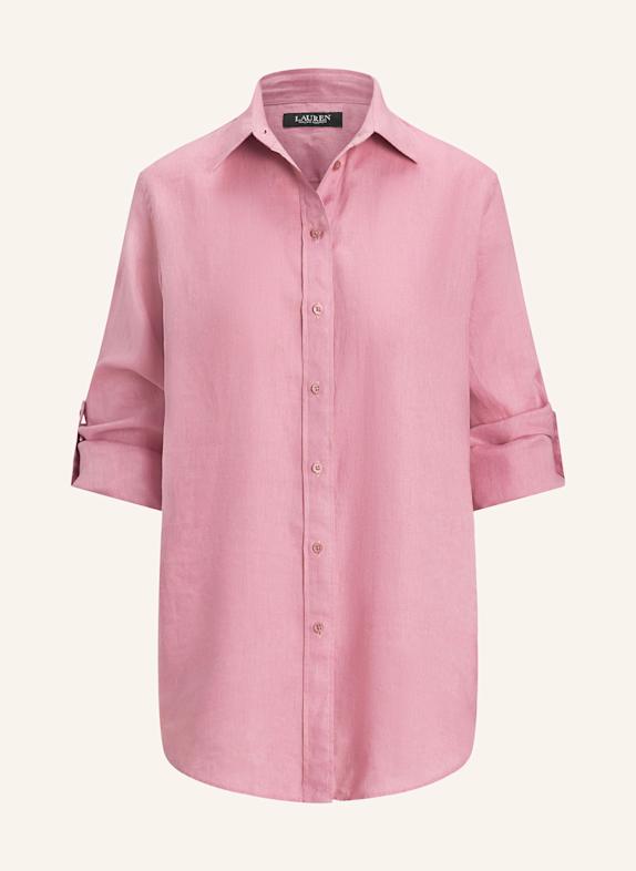 LAUREN RALPH LAUREN Shirt blouse made of linen ROSE