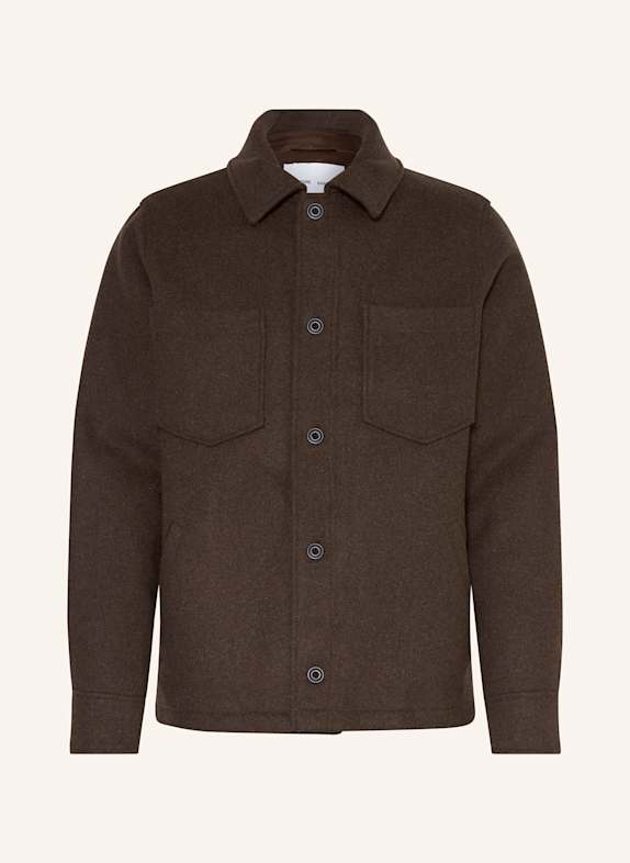 SAMSØE  SAMSØE PALLY overshirt 191109TCX Chocolate Torte