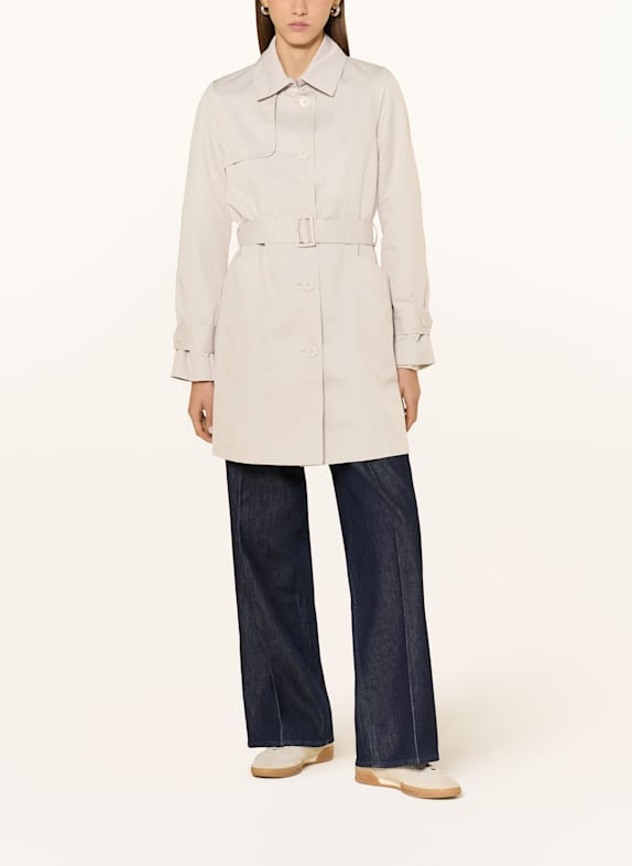 comma Trench coat LIGHT BROWN