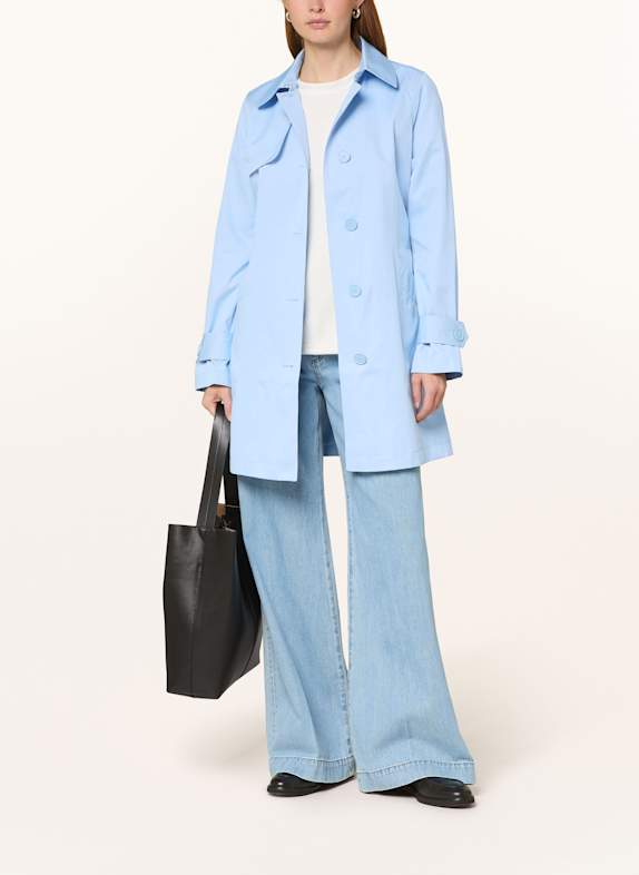 comma Trench coat LIGHT BLUE