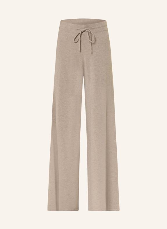 lilienfels Knit trousers with cashmere TAUPE