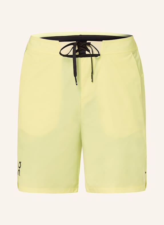 On 2-in-1 Laufshorts PERFORMANCE HYBRID GELB