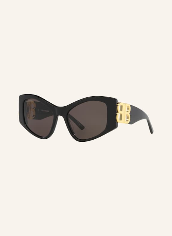 BALENCIAGA Sluneční brýle BB0287S 1100L1 - ČERNÁ/ ŠEDÁ